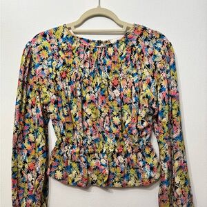 Joie Mesalina Floral Multicolor Women's Top Size XXS - NWT